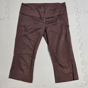 Seduction Brown Cropped Pants
